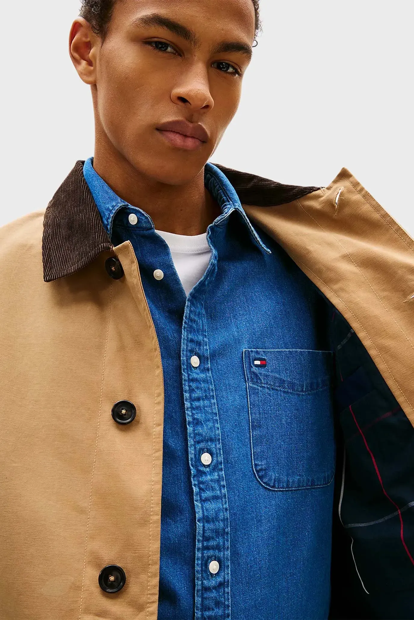 Uzun yengli futbolka WAXED BARN JACKET 4