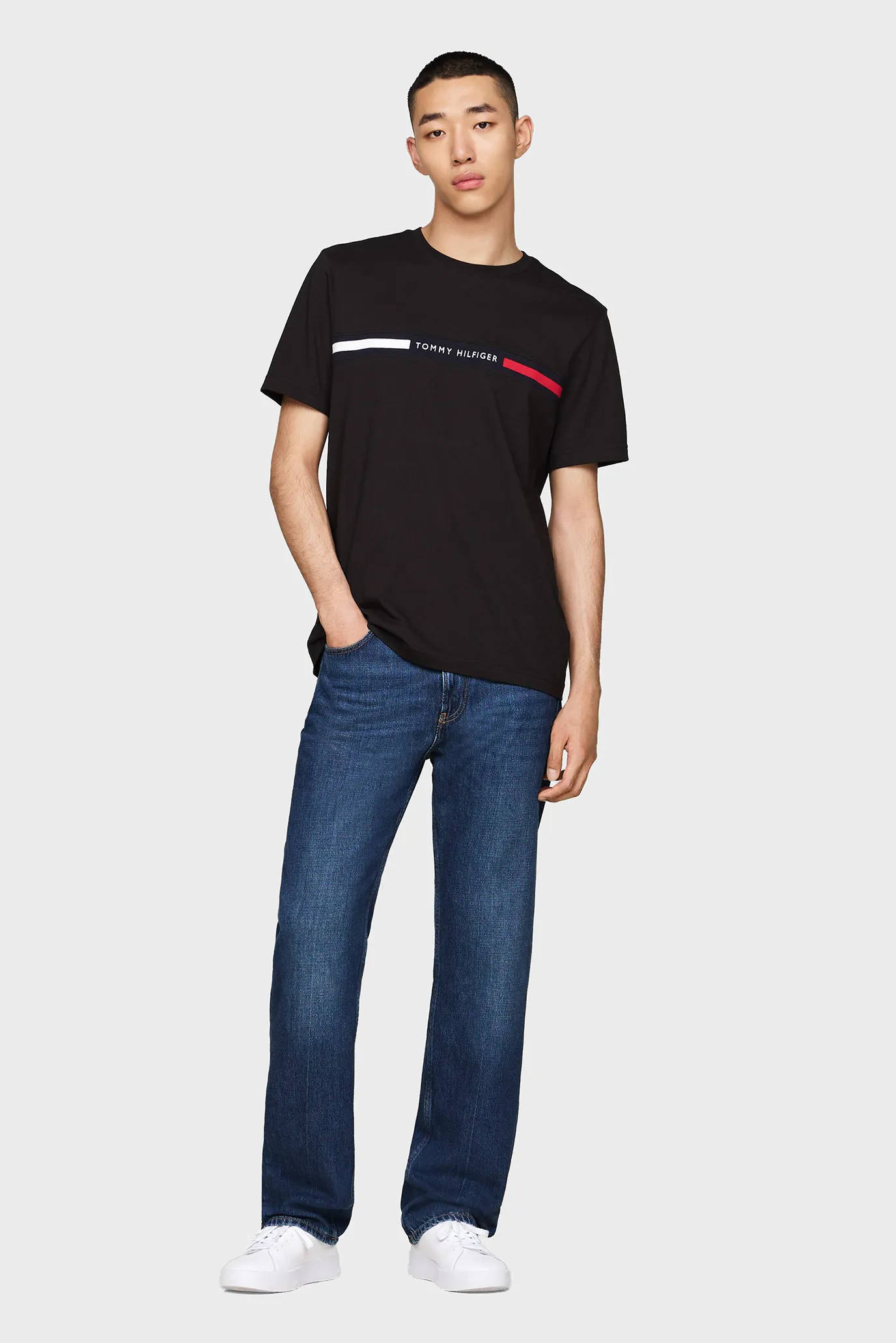 Футболка HILFIGER CHEST INSERT TEE 2