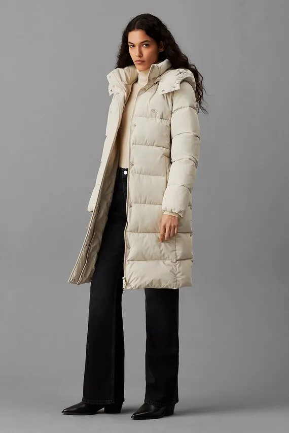 Куртка зимняя MONOLOGO NON DOWN LONG PUFFER Calvin Klein Jeans