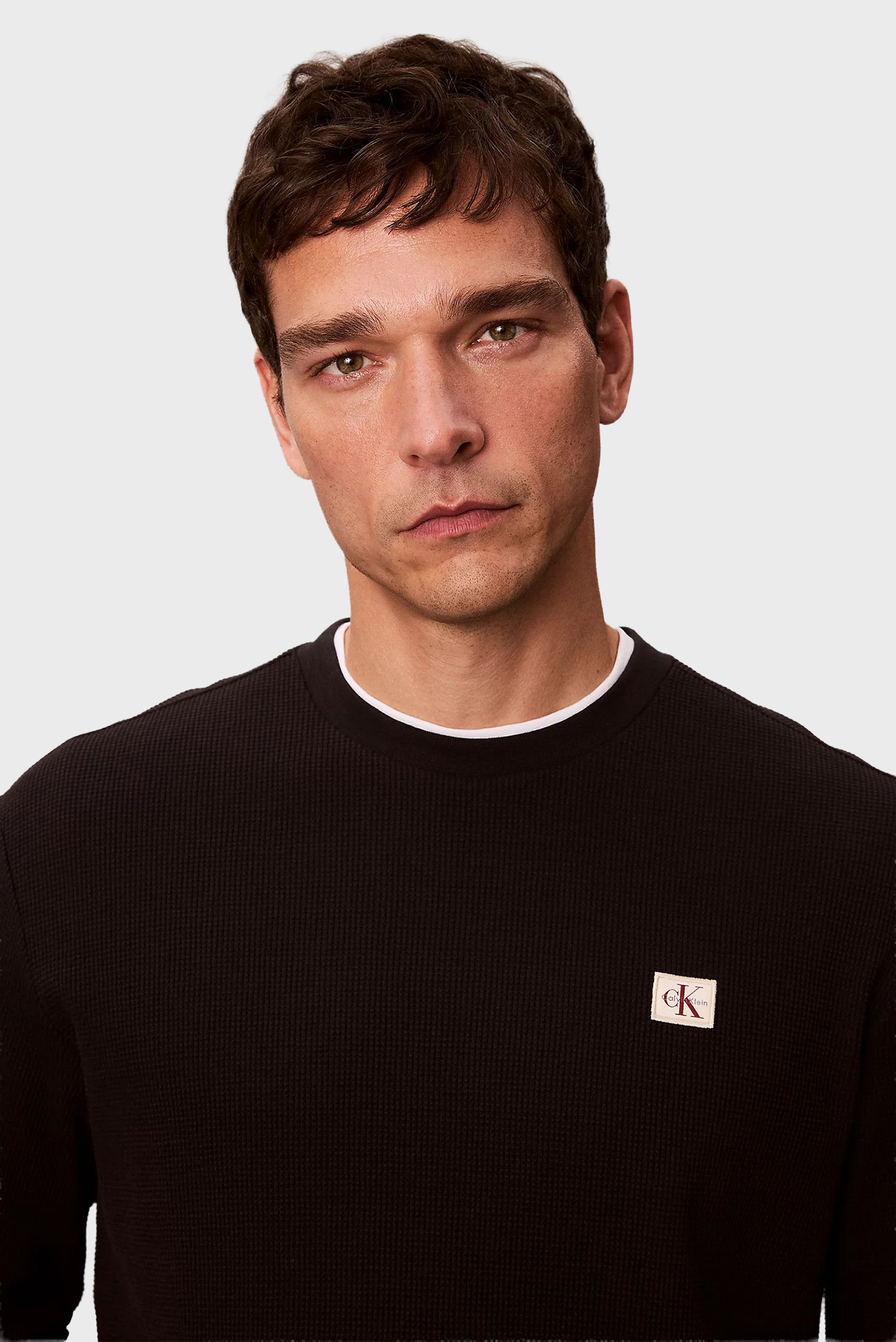Uzun yengli futbolka LS WAFFLE BADGE CREWNK TEECalvin Klein Jeans Uzun yengli futbolka LS WAFFLE BADGE CREWNK TEE 5