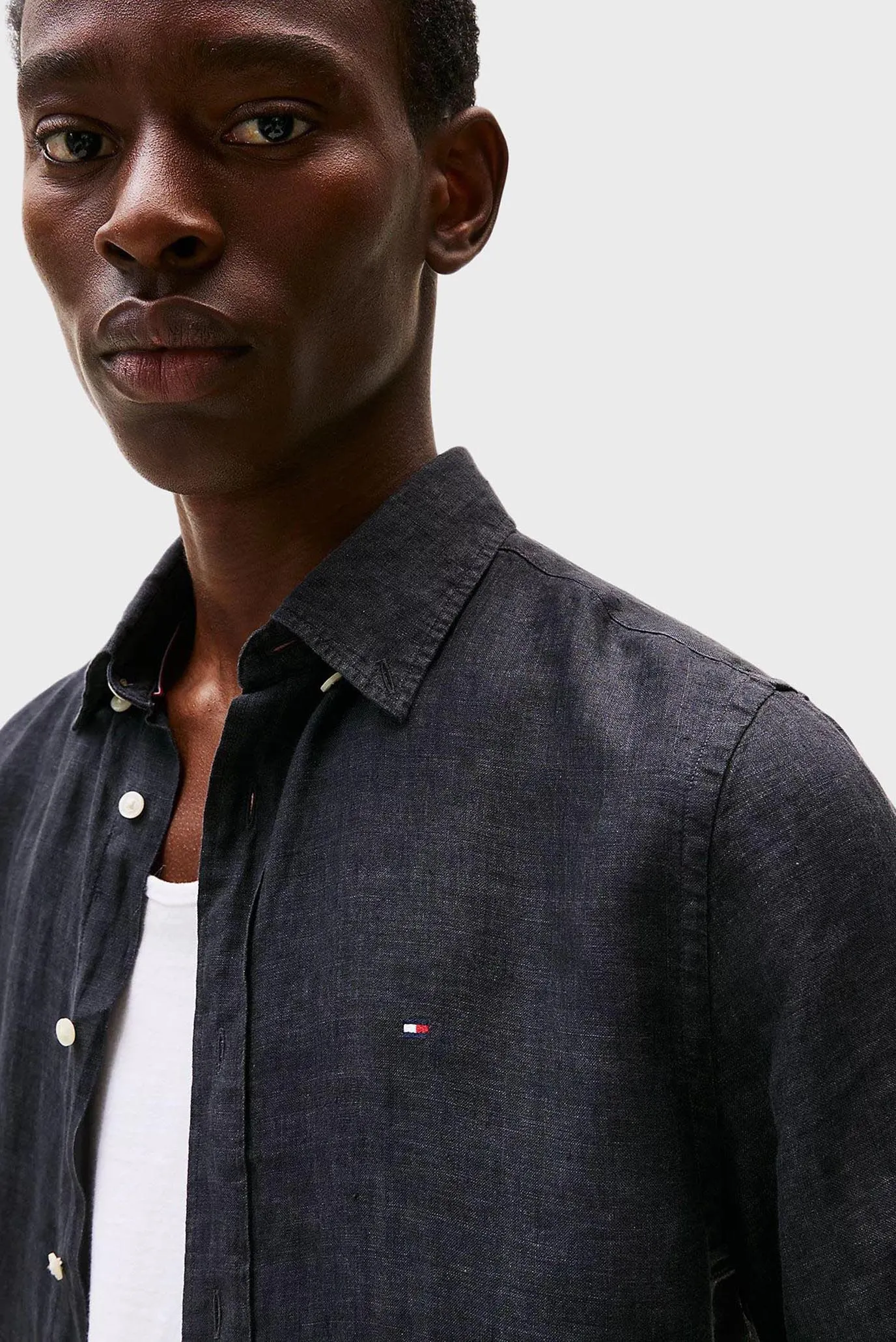 Yengi kalta ko'ylak PIGMENT DYED LINEN RF SHIRT S S 4