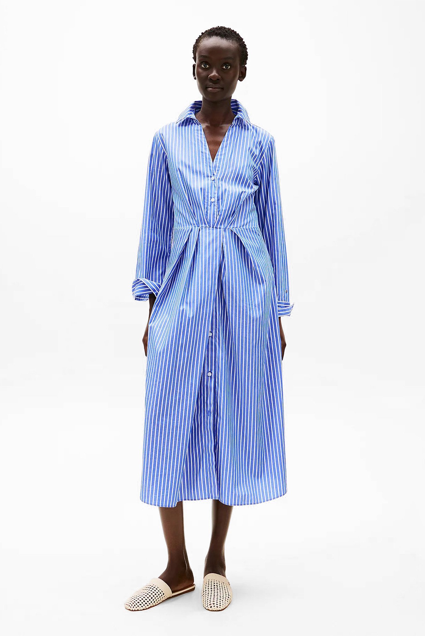 Платье SOFT CO KNOT LS SHIRT DRESS 1