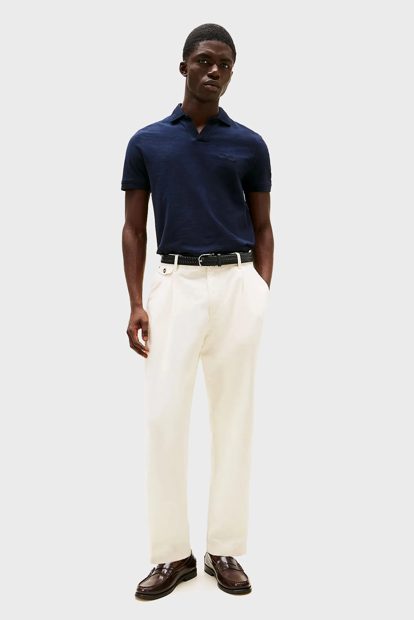 Polo COTTON LINEN TERRY REG POLO 2