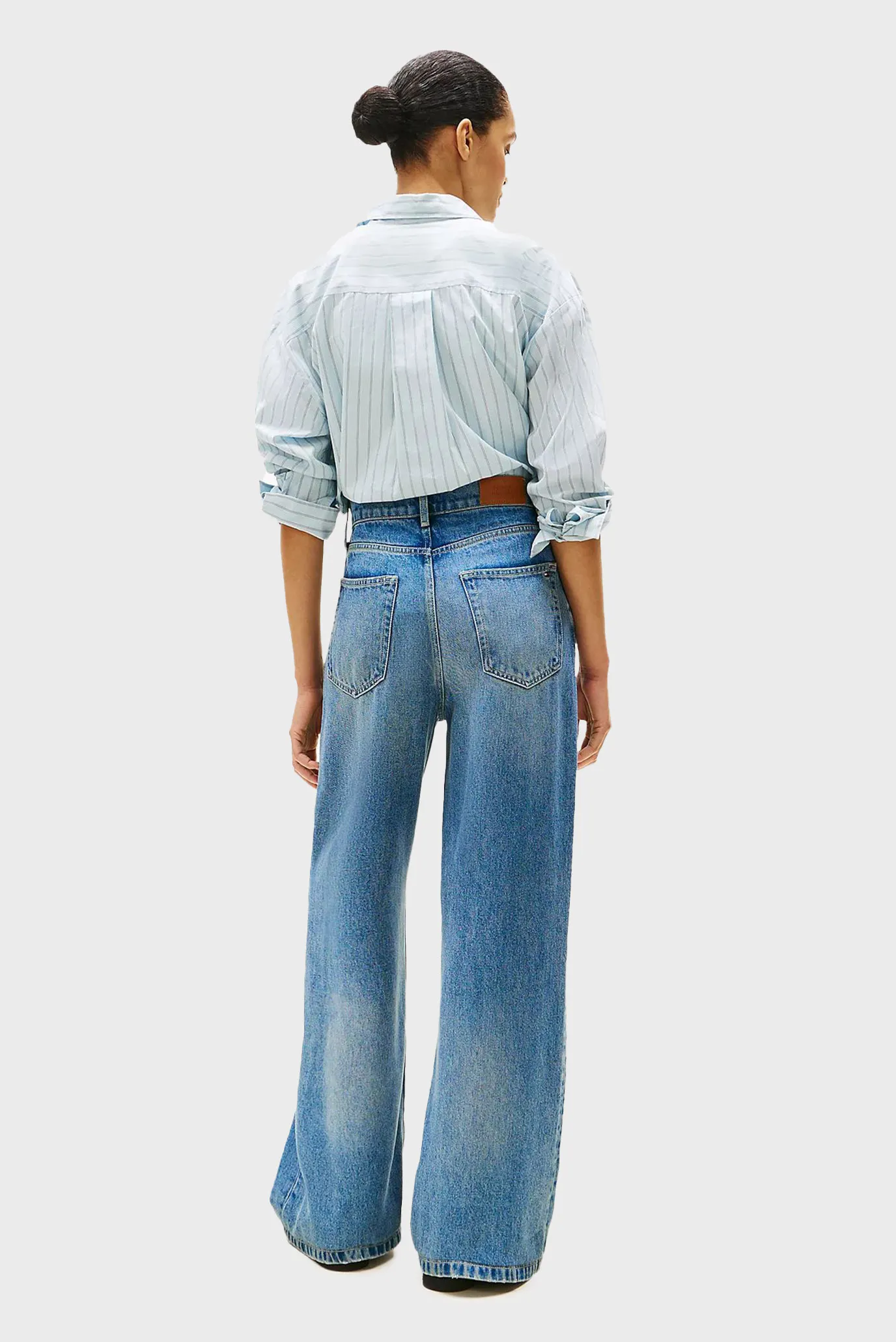 Jins shim DNM LANA WIDE LEG HW 3