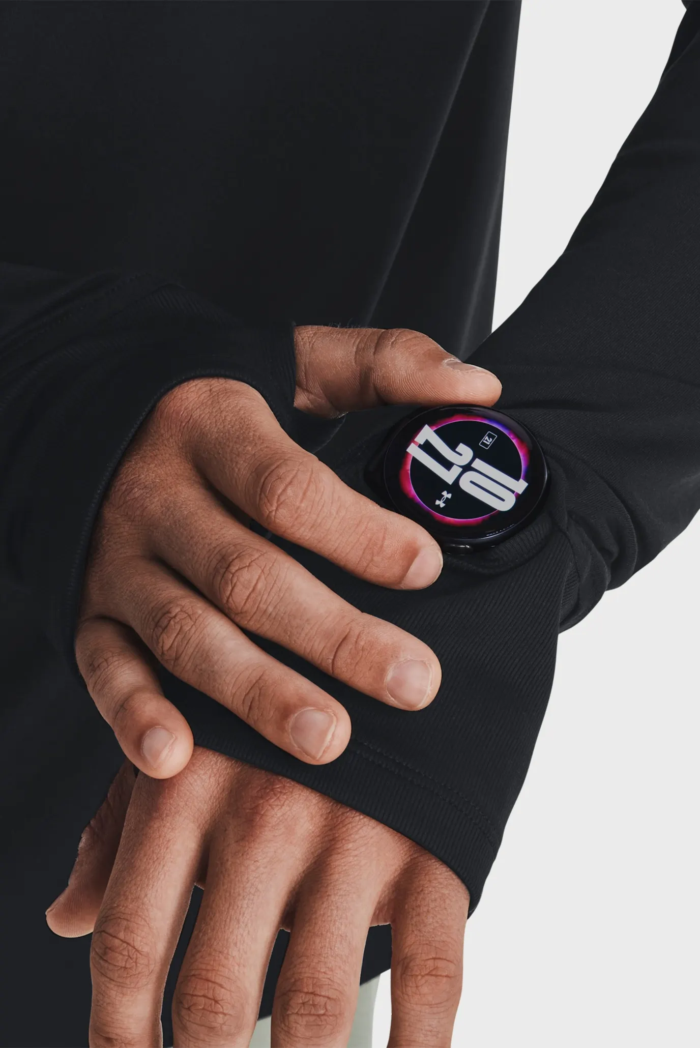 Uzun yengli futbolka UA LAUNCH PRO 1 4 ZIP-BLK 6