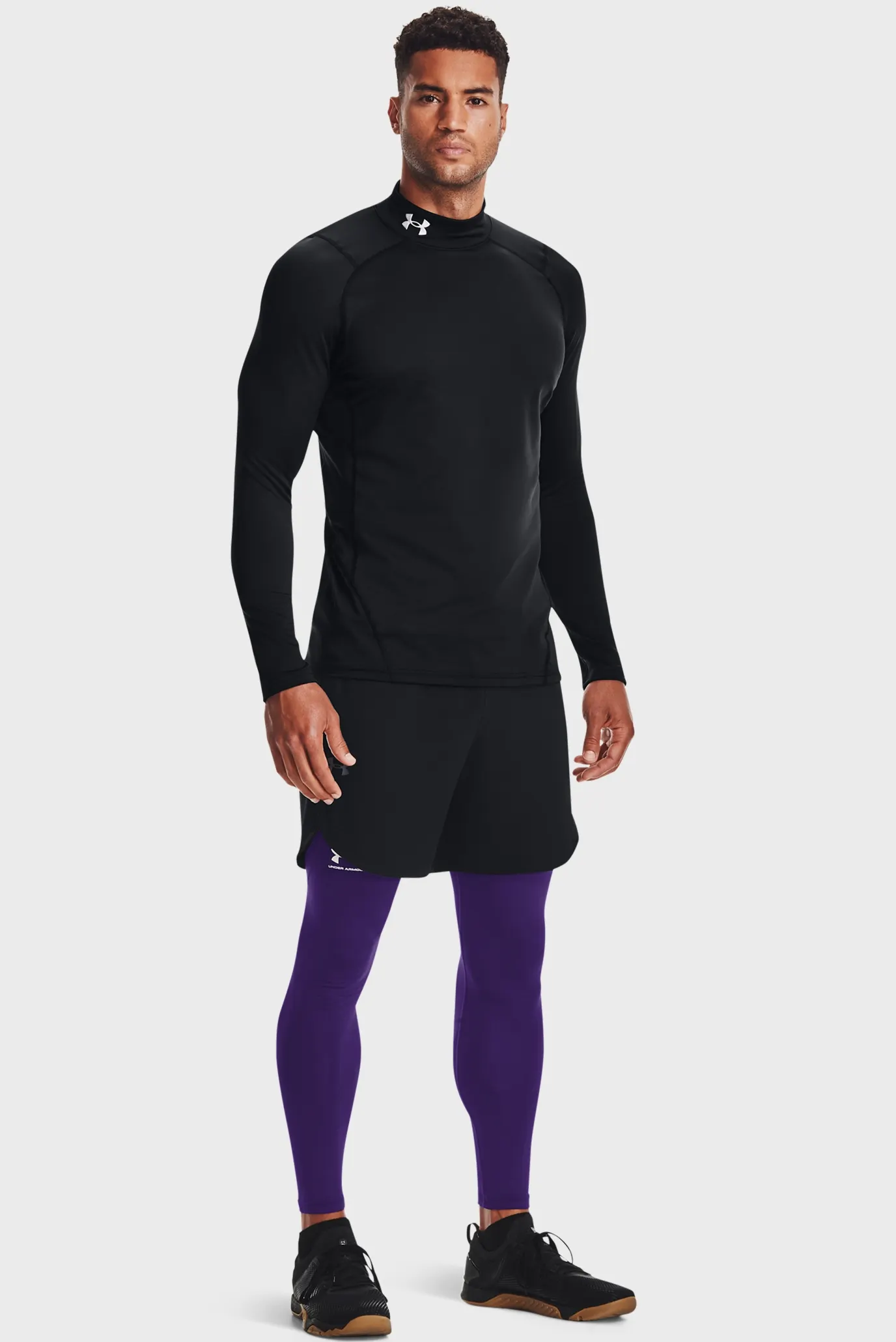 Uzun yengli futbolka UA CG Armour Fitted Mock 2