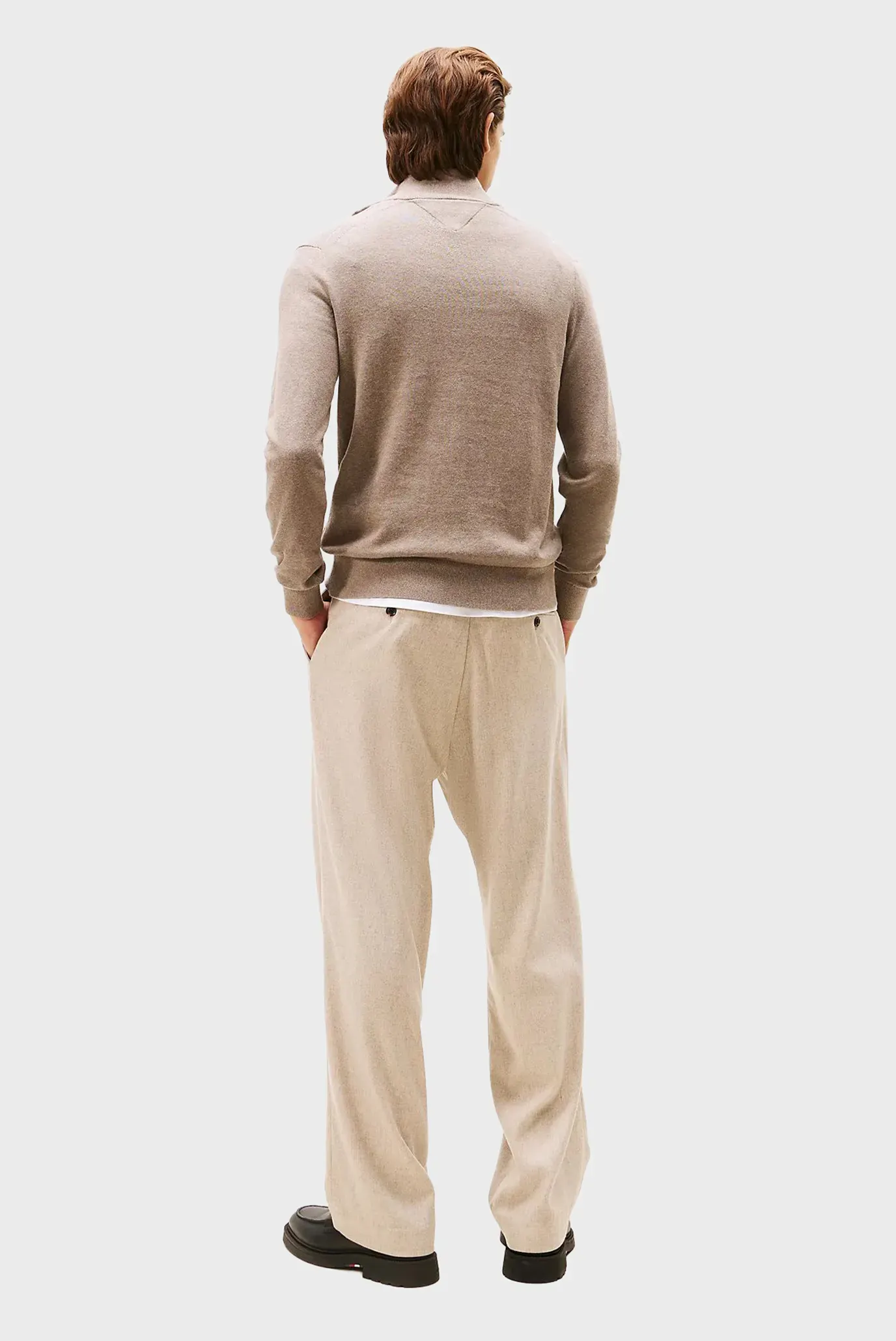 Golf/PIMA ORG CTN CASHMERE ZIP MOCK 3