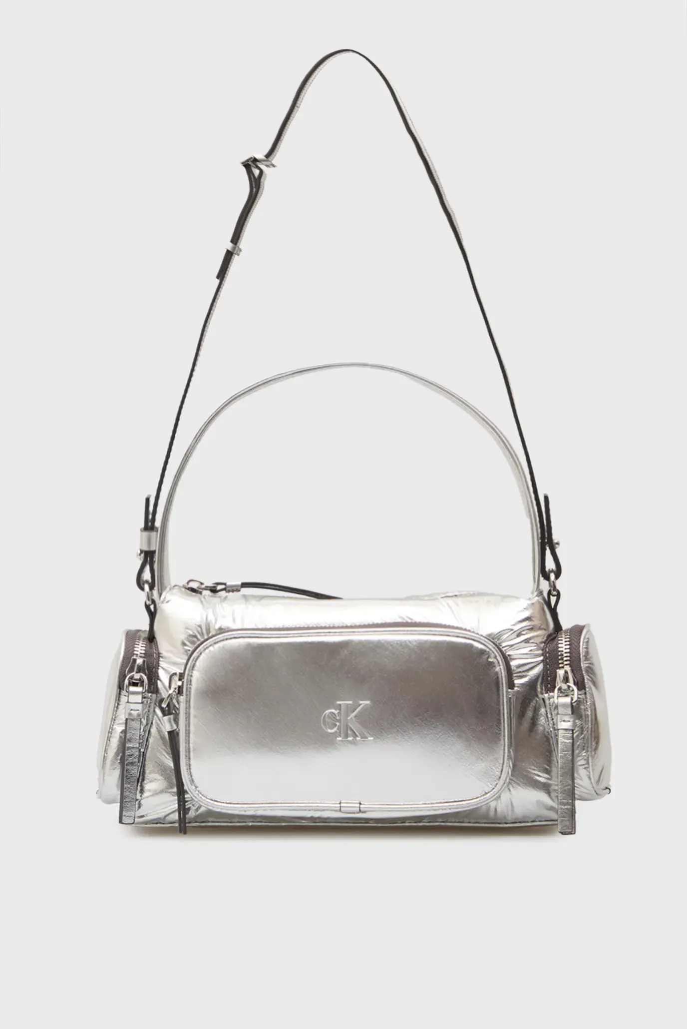 Сумка/POCKET SILVER NYLON SMALL BAG 5