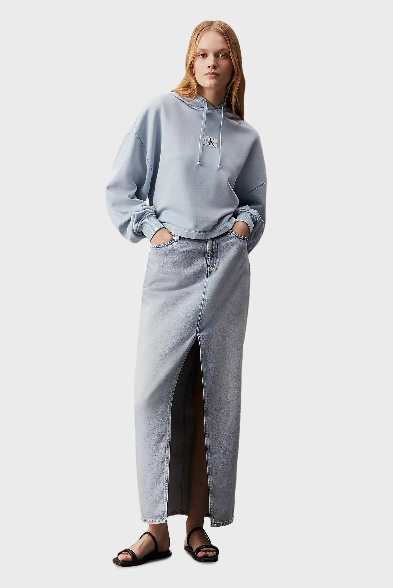 Худи WASHED WOVEN LABEL HOODIE 2