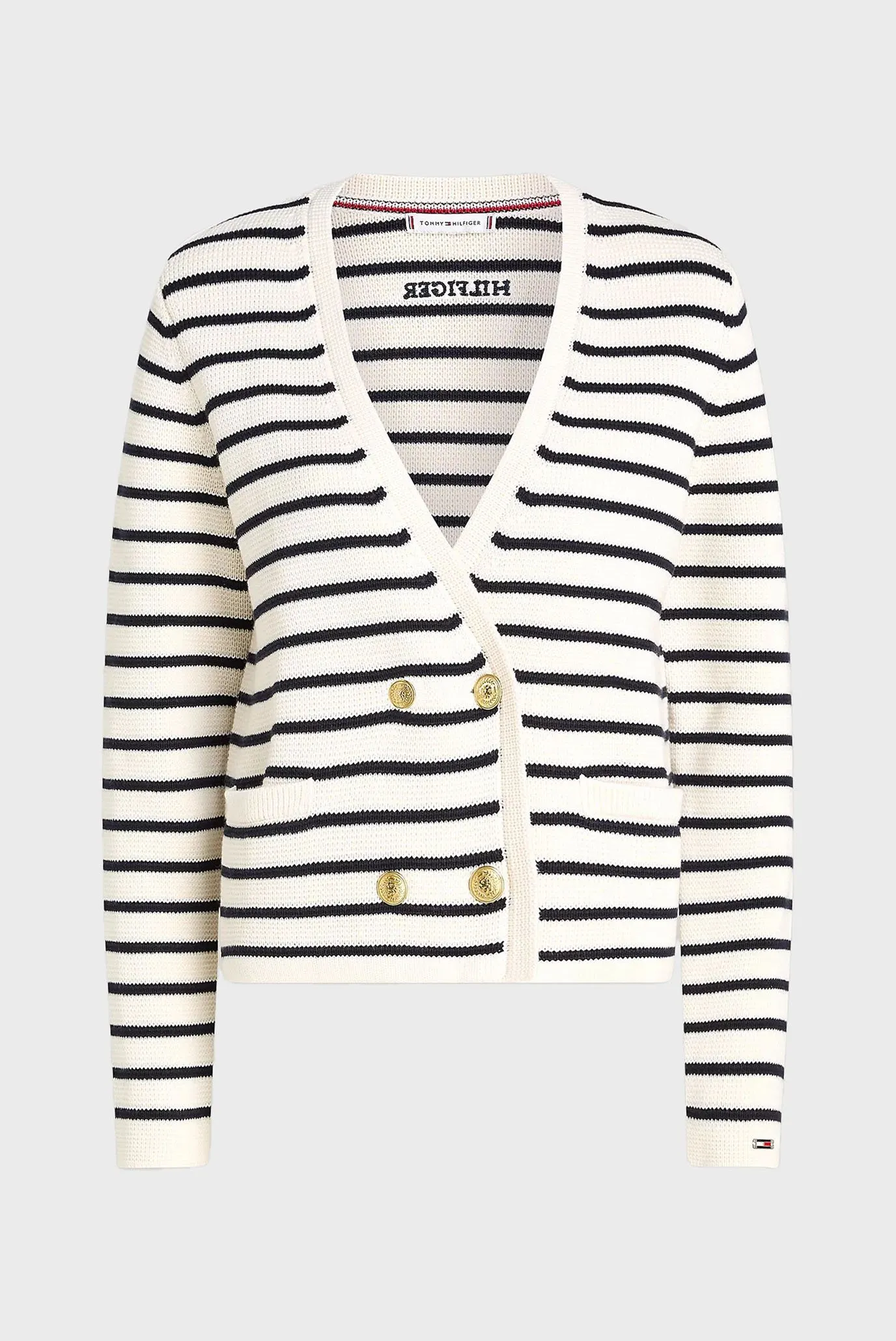 Кардиган BRETON GOLD BUTTON OVRLP CARDI 5