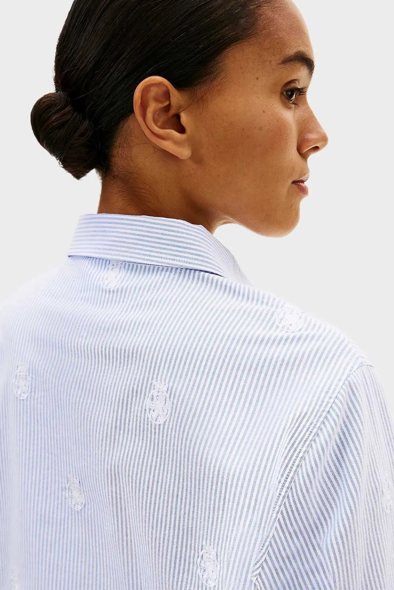 Ko'ylak/OXFORD AOP RELAXED SHIRT 4