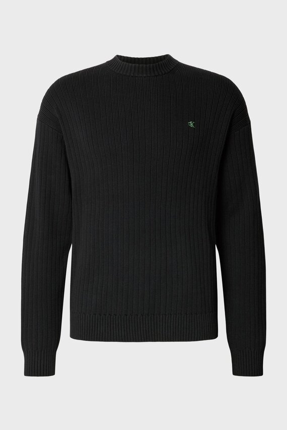 Sviter LS VERTICAL TEXTURE CTTN CREWNK Calvin Klein Jeans Sviter LS VERTICAL TEXTURE CTTN CREWNK Calvin Klein Jeans