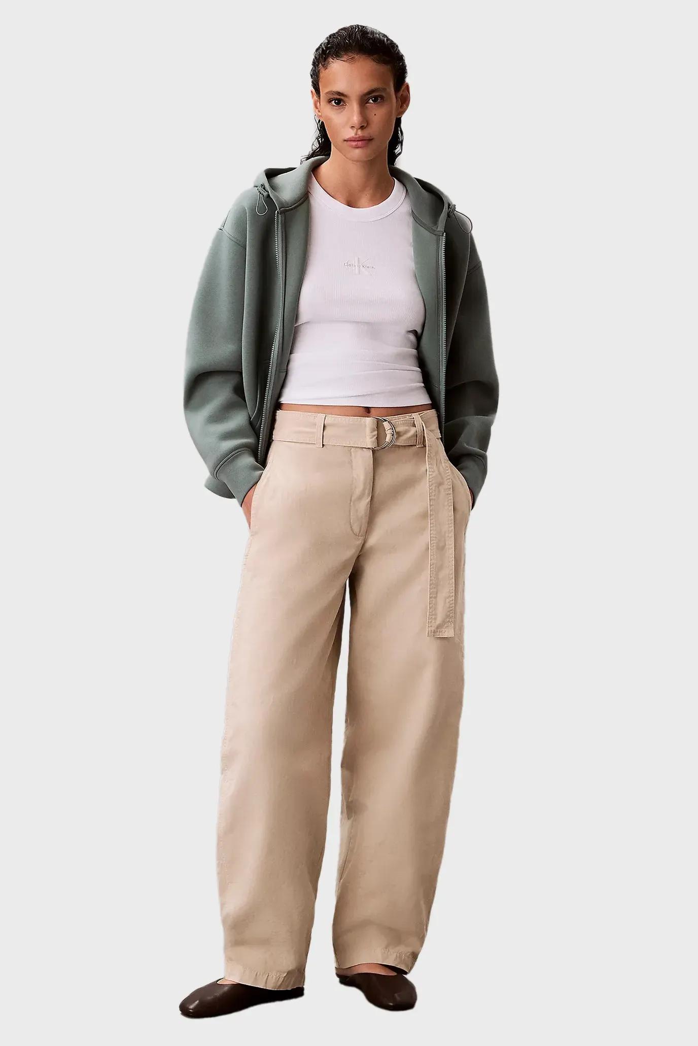 Штаны/COTTON SEAMED PANT 2