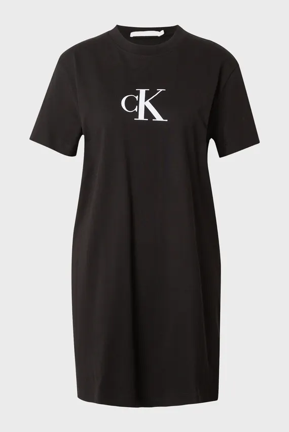 Koʻylak SATIN CK T-SHIRT DRESS Calvin Klein Jeans
