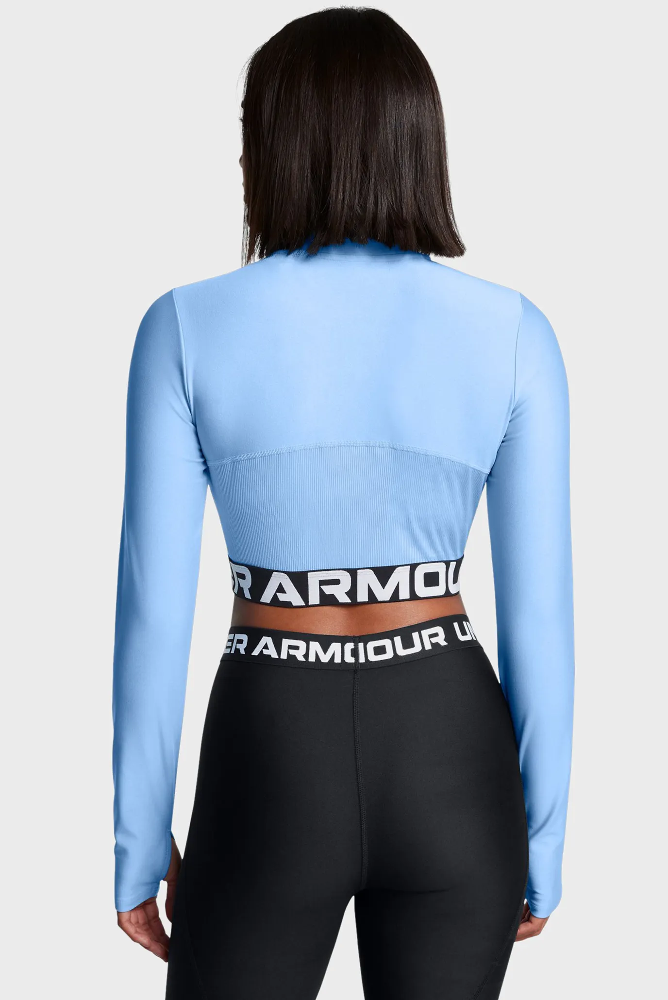 Uzun yengli futbolka HeatGear Rib 1 4 Zip LS 2