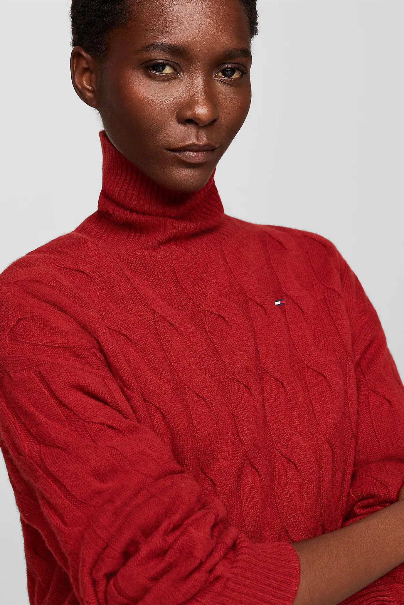 Гольф SOFT WOOL CABLE ROLL-NK LS SWT 4