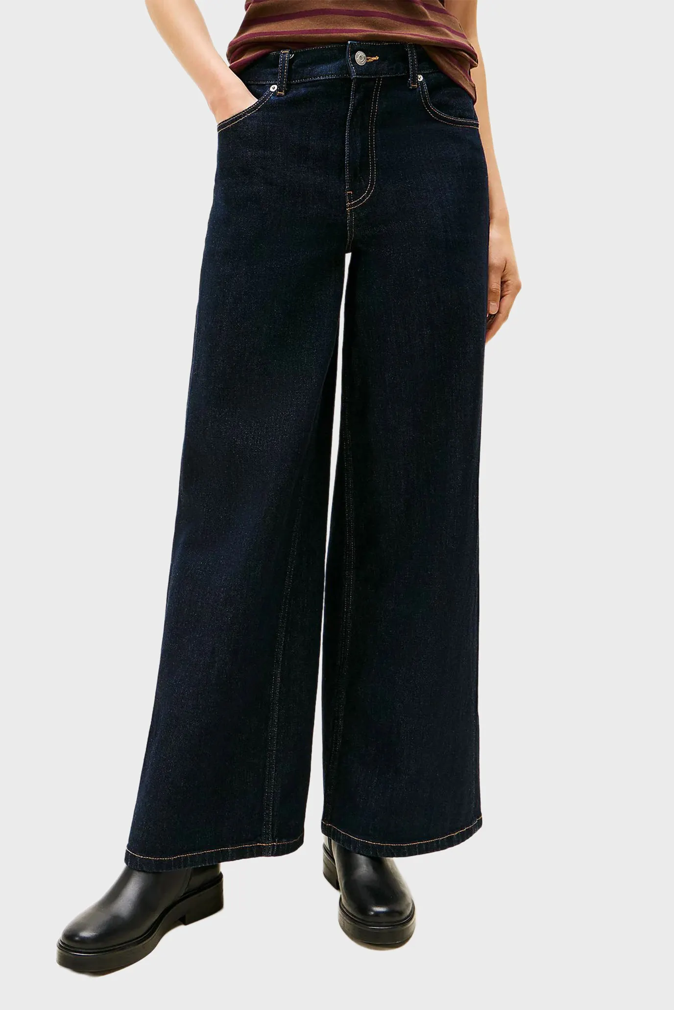 Jins shim DNM RINSE 70's WIDE LEG HW 1