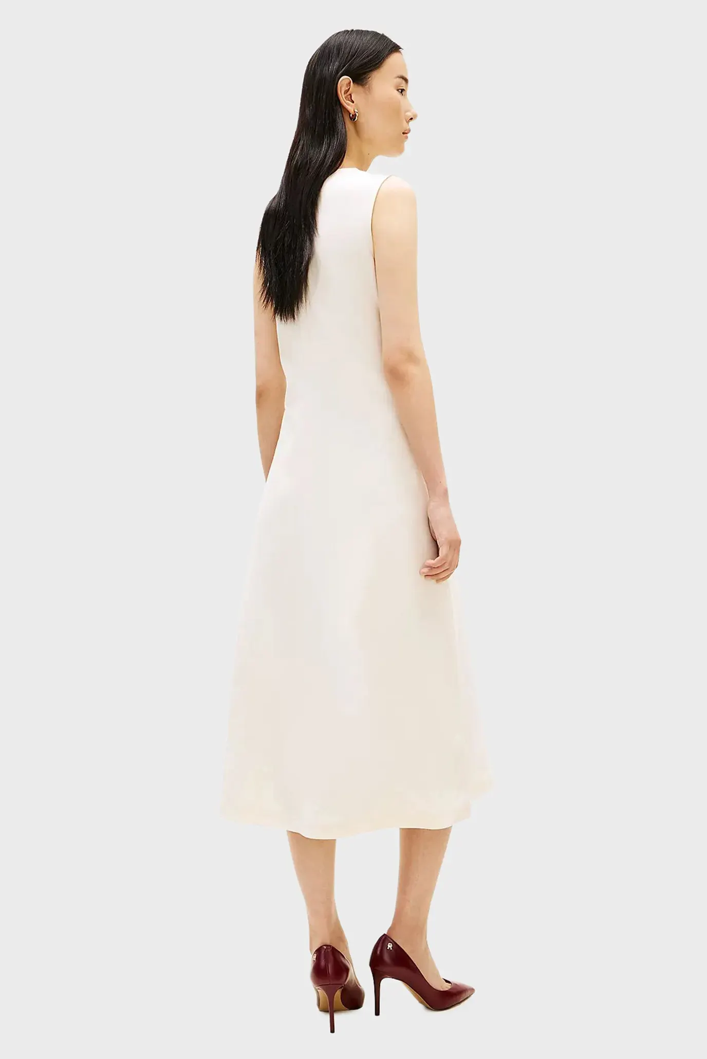 Платье/GOLD BUTTON LONG MIDI DRESS NS 4