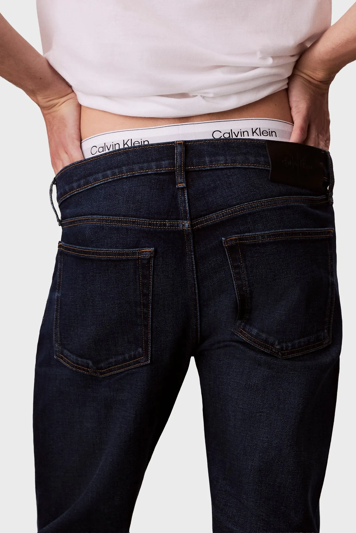 Jins shim SLIM STRAIGHT DARK CASPER JEAN 5