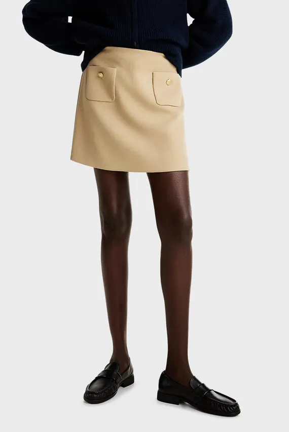 Yubka PUNTO SHORT SKIRT Tommy Hilfiger