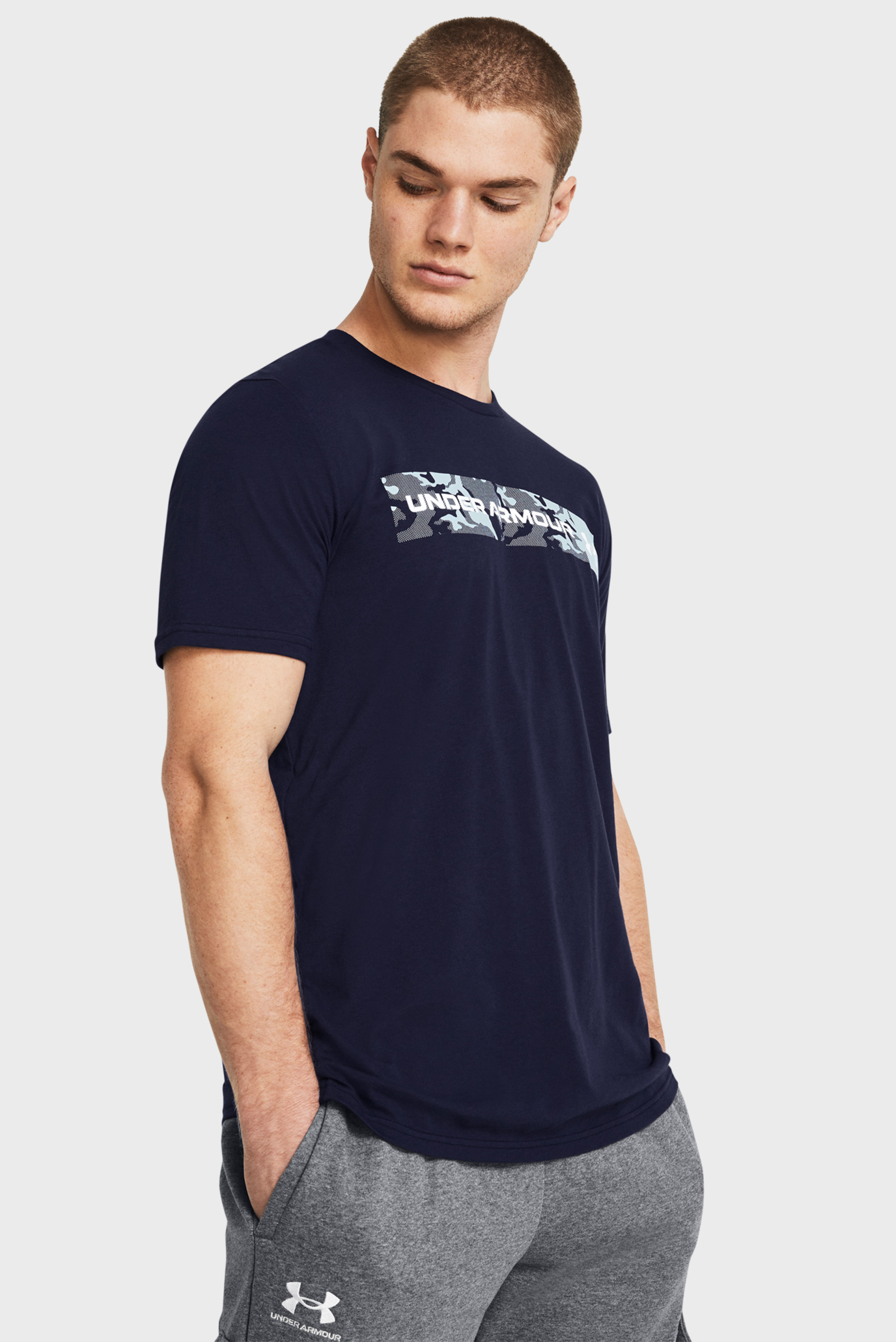 Футболка UA CAMO CHEST STRIPE SS 1