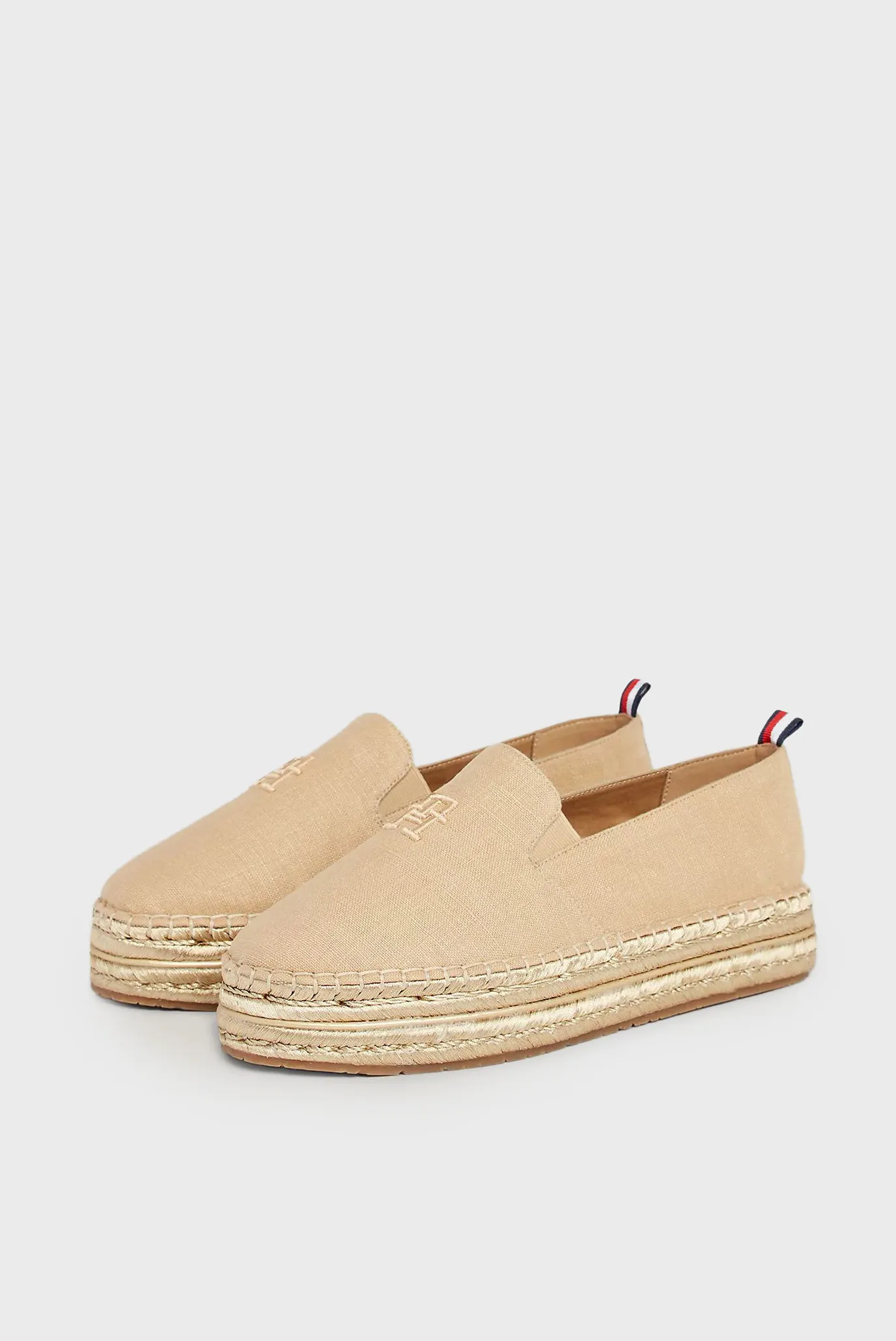 Эспадрильи TH EMBROIDERED GOLD FLATFORM 3