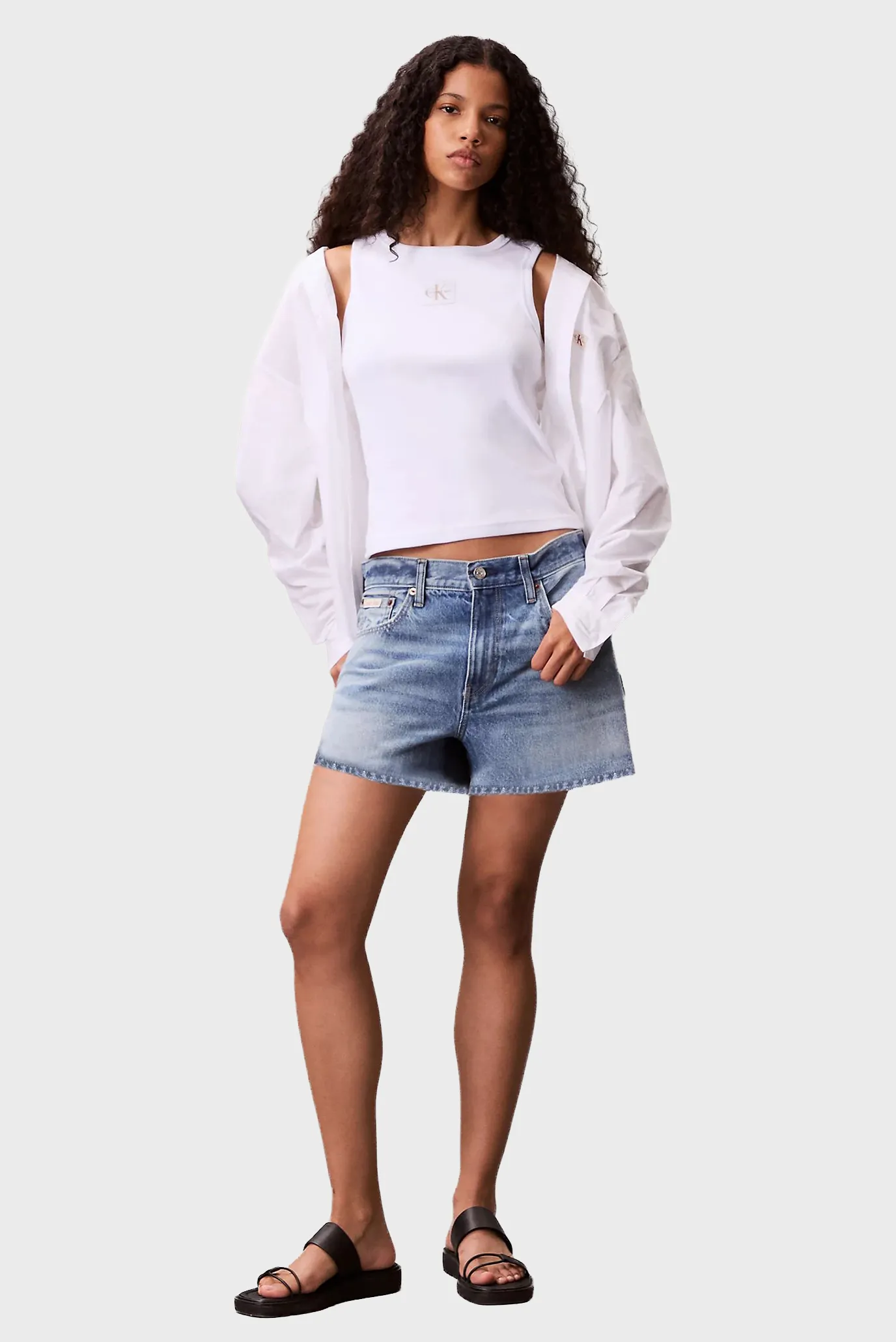 Майка WOVEN LABEL 2X2 BABY RIB TANK 5