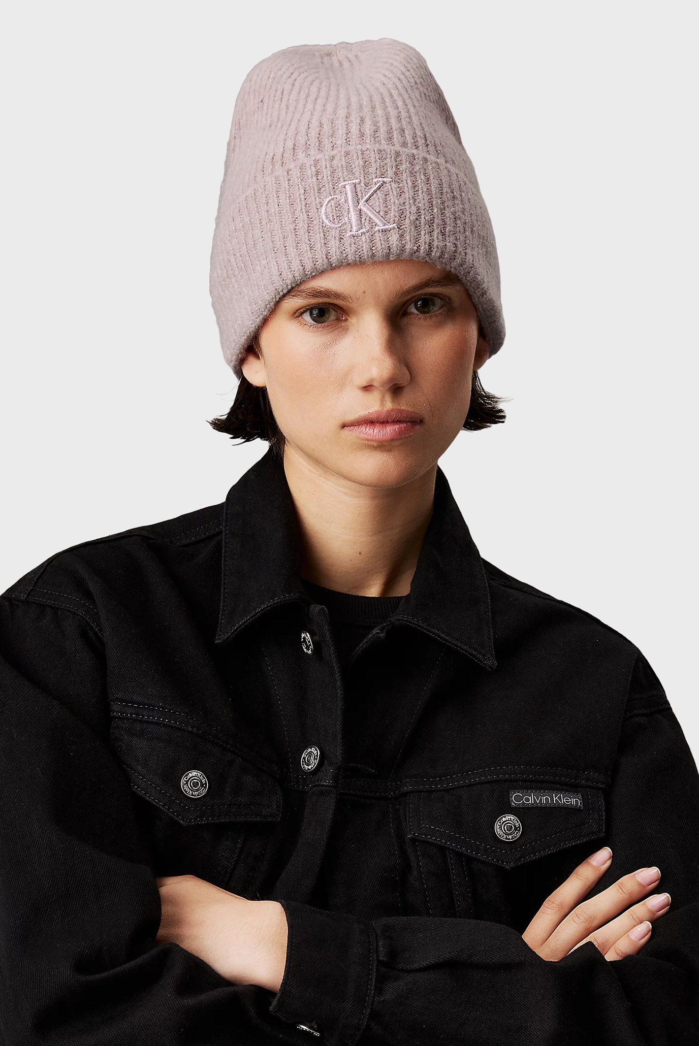 Шапка THICK EMBROIDERY BEANIECalvin Klein Jeans Шапка THICK EMBROIDERY BEANIE 2