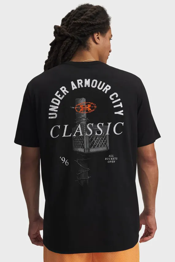 Futbolka/UA M 60/40S CITY CLASSIC SS-BLK Under Armour