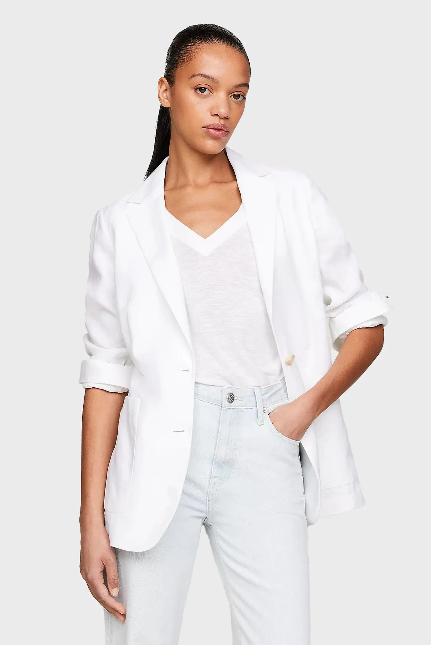 Pidjak CASUAL LINEN REGULAR SB BLAZER 1