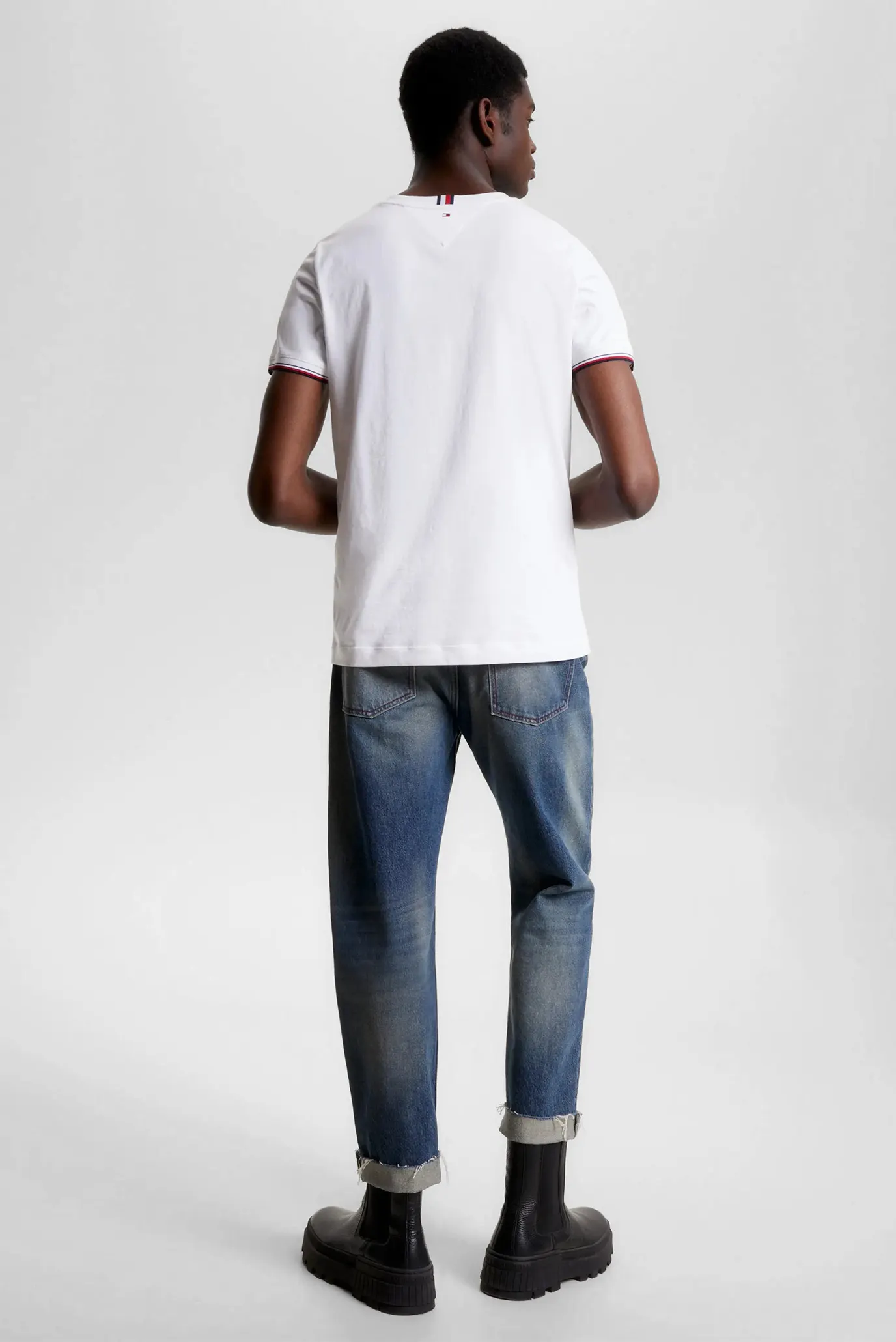 Futbolka TOMMY LOGO TIPPED TEE 3