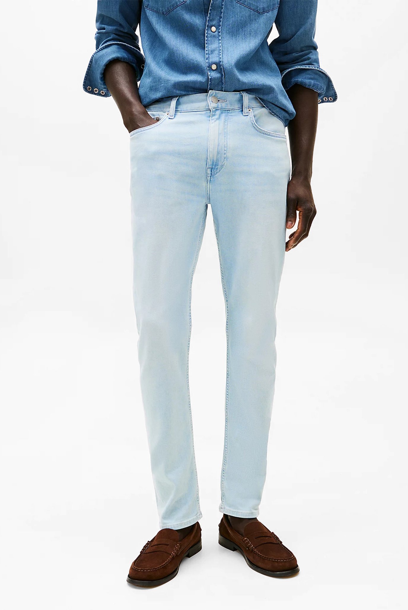 Jins shim SLIM BLEECKER SSTR OCEAN BLUE 1