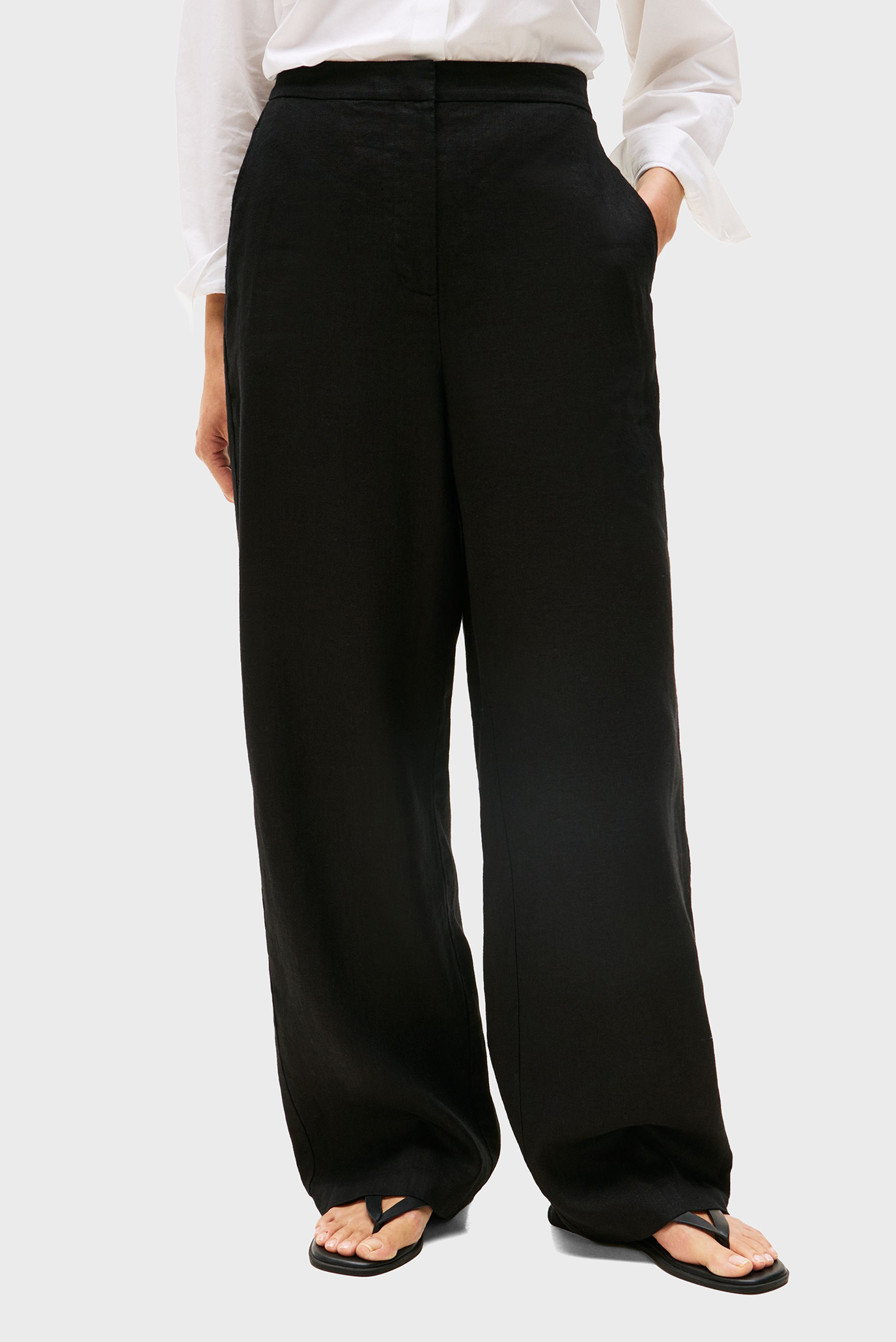 Ishton ESS LINEN TAILORED STRAIGHT PANT 1