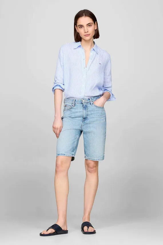 Шорты DNM SLIM SHORT HW ASH WRN Tommy Hilfiger