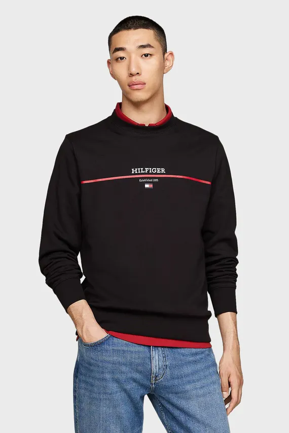 Svitshot HILFIGER STRIPE TERRY SWEATSHIRT Tommy Hilfiger