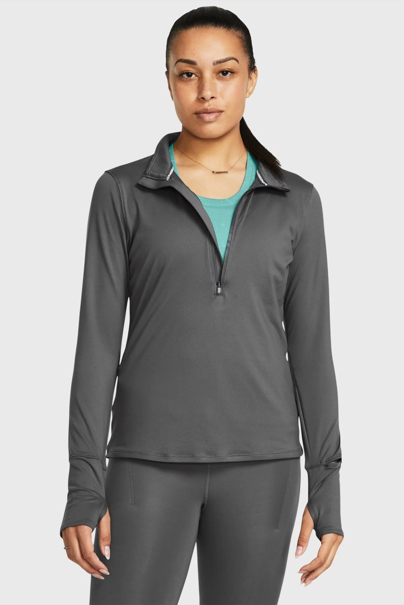 Uzun yengli futbolka UA Launch Pro Half Zip 1