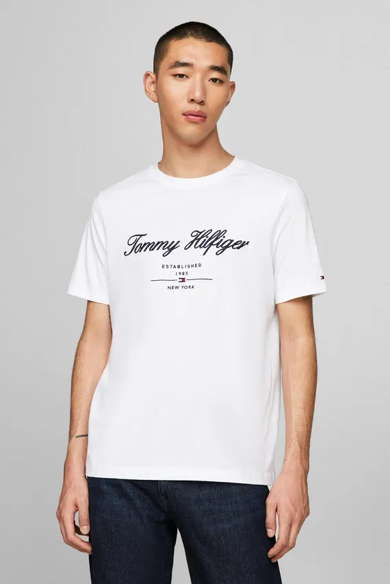 Футболка/SCRIPT LOGO TEE Tommy Hilfiger