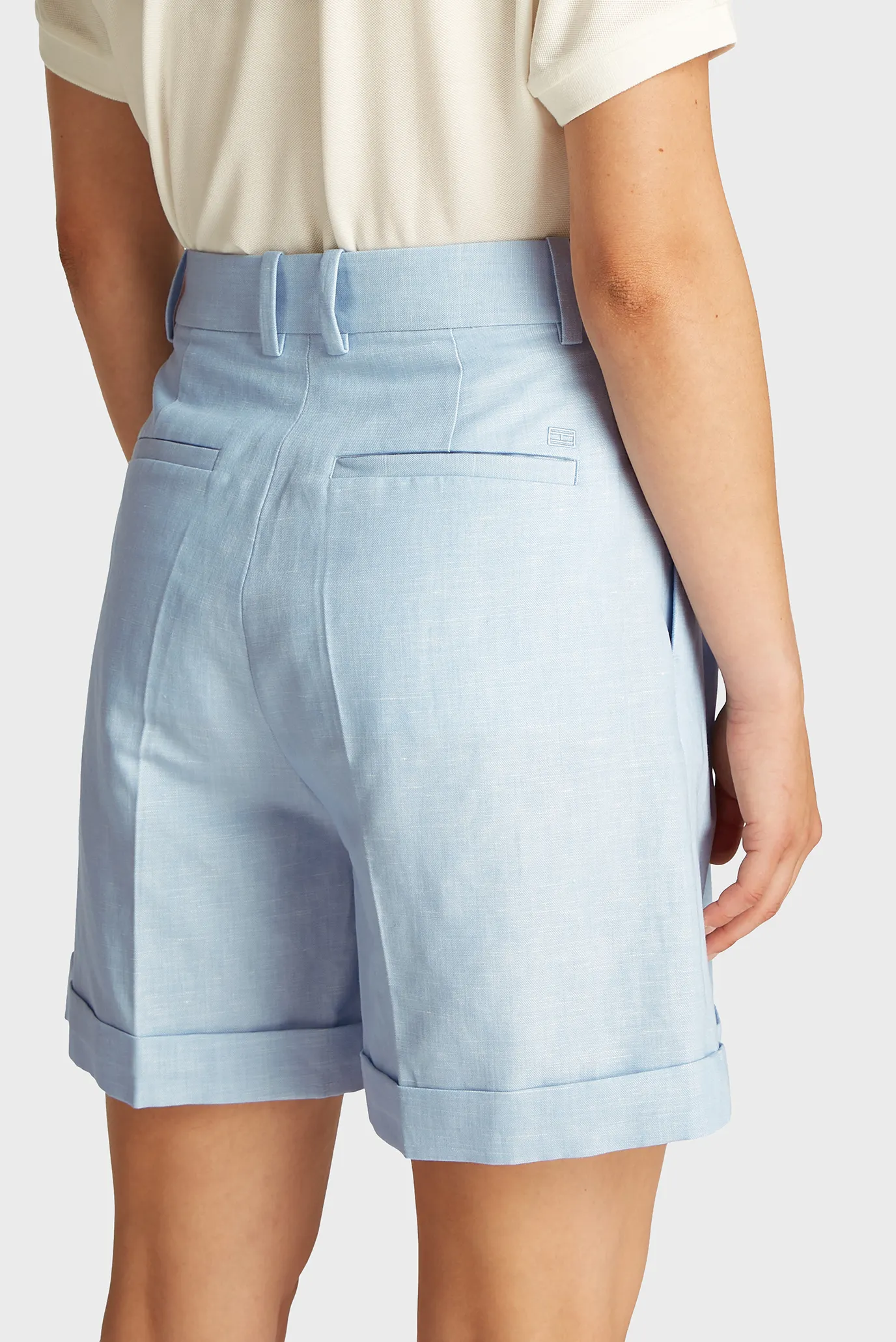 Шорты LINEN MIX PLEATED SHORT 4