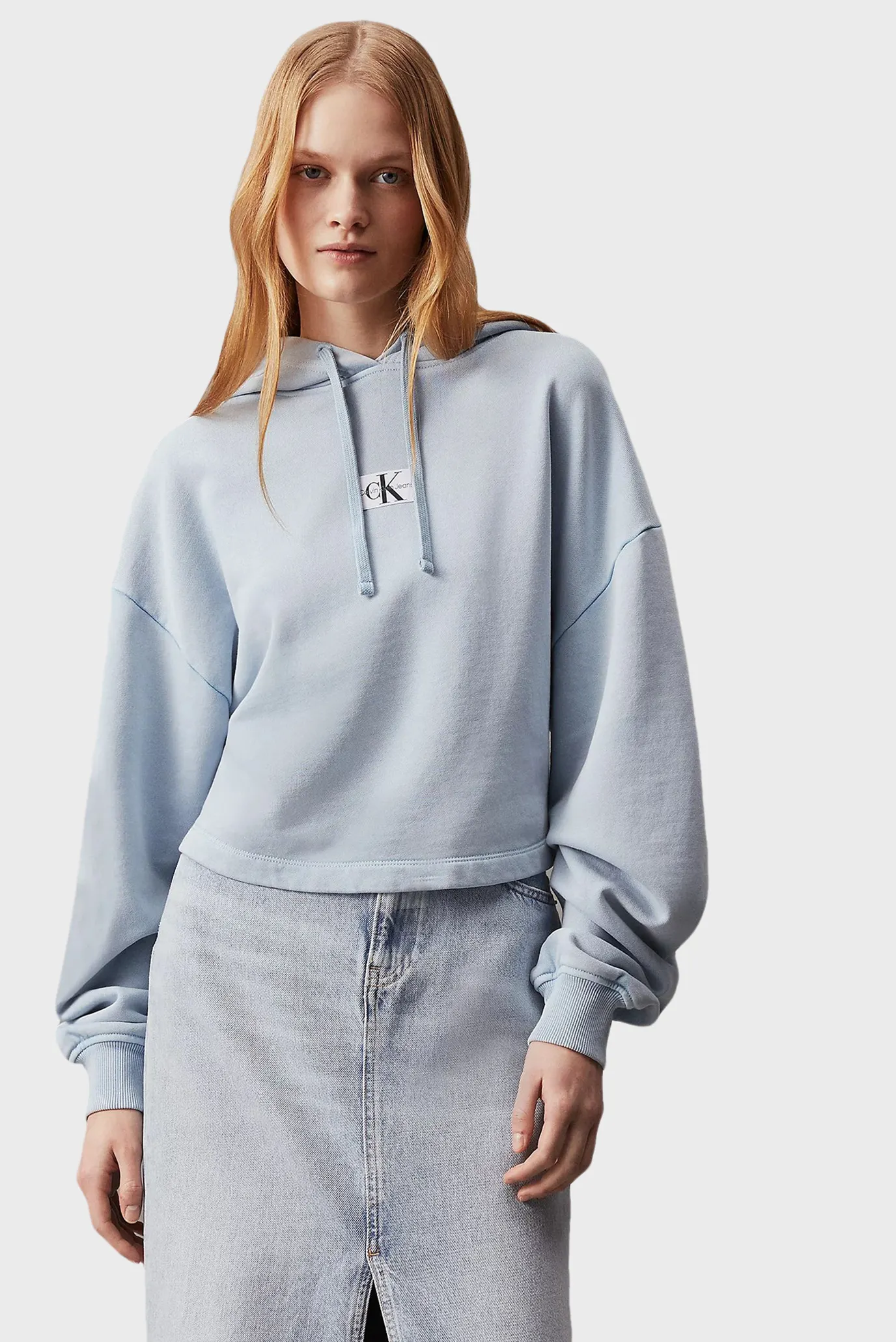 Худи WASHED WOVEN LABEL HOODIE 1