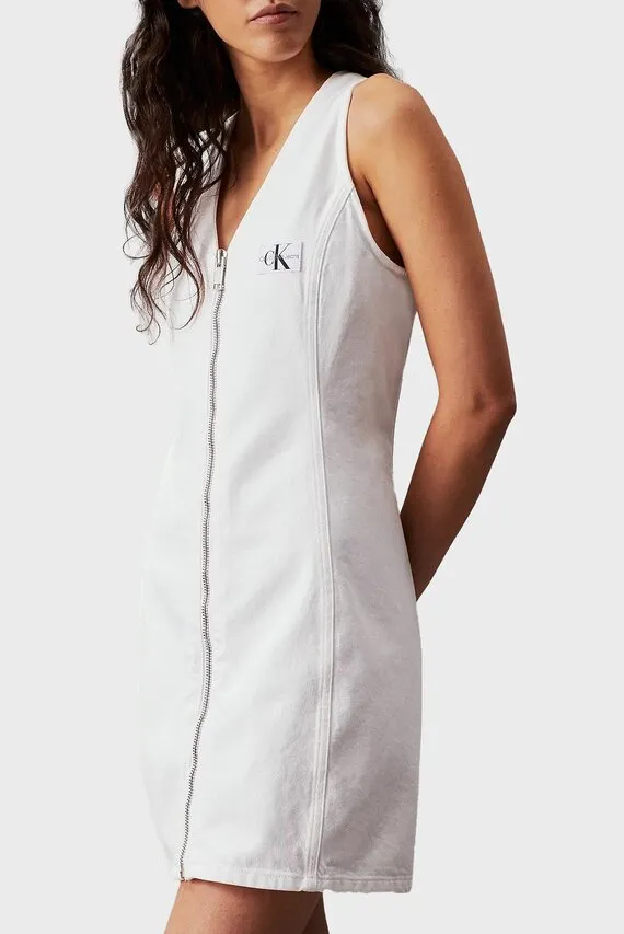 Koʻylak ZIP THROUGH SLEEVELESS DRESS Calvin Klein Jeans