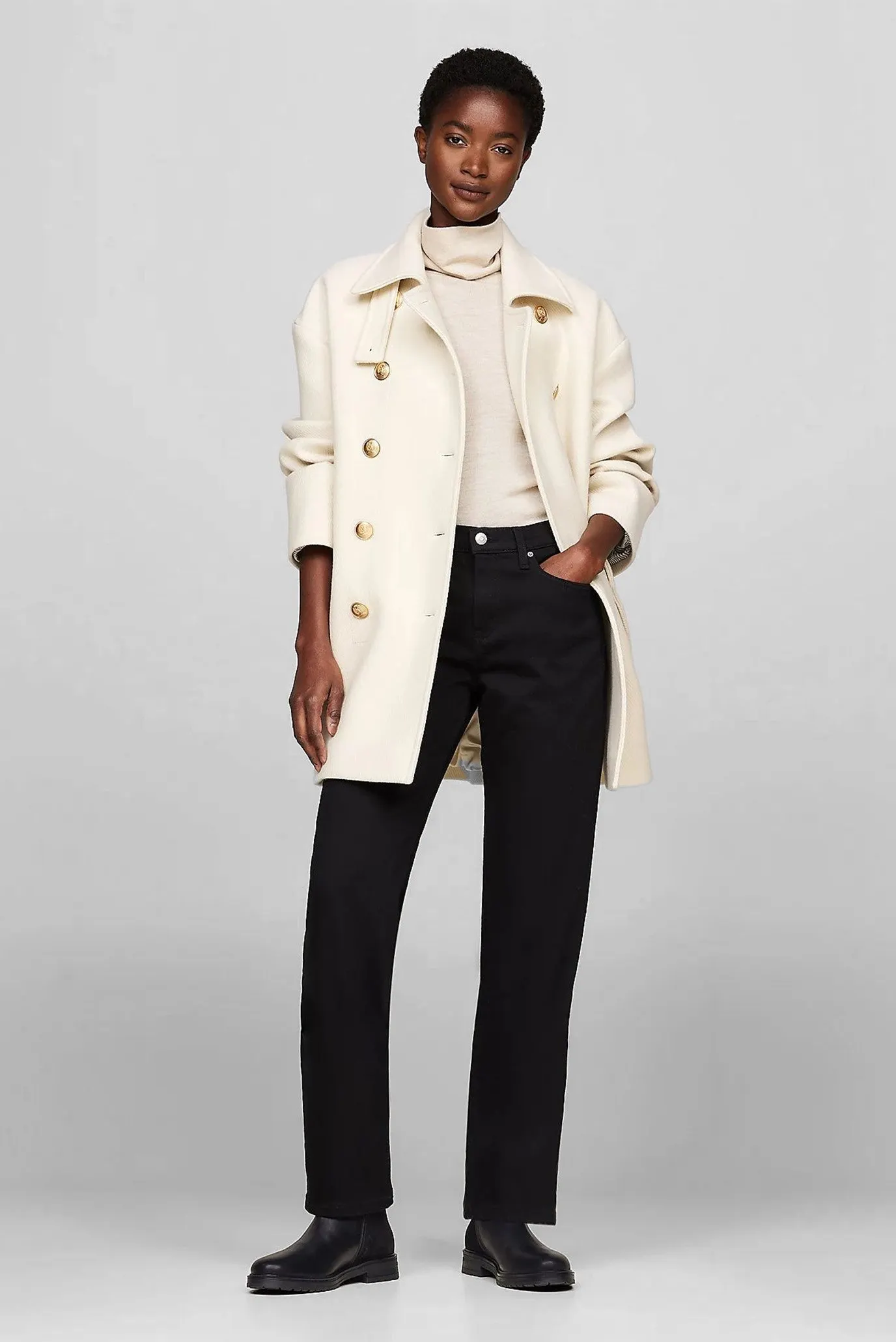 Ботинки TH LOGO LEATHER MIX CHELSEA 8