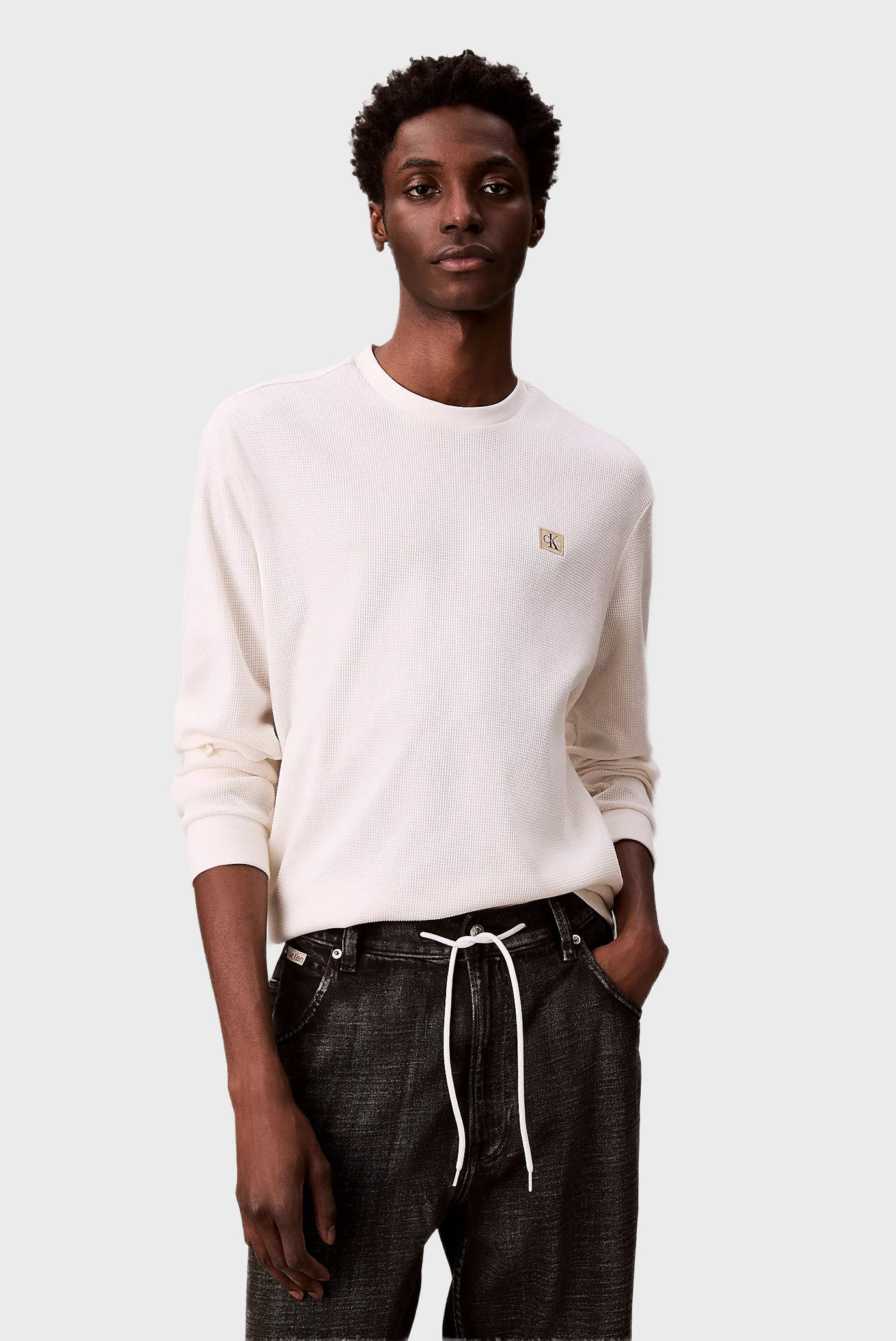 Uzun yengli futbolka LS WAFFLE BADGE CREWNK TEECalvin Klein Jeans Uzun yengli futbolka LS WAFFLE BADGE CREWNK TEE 5