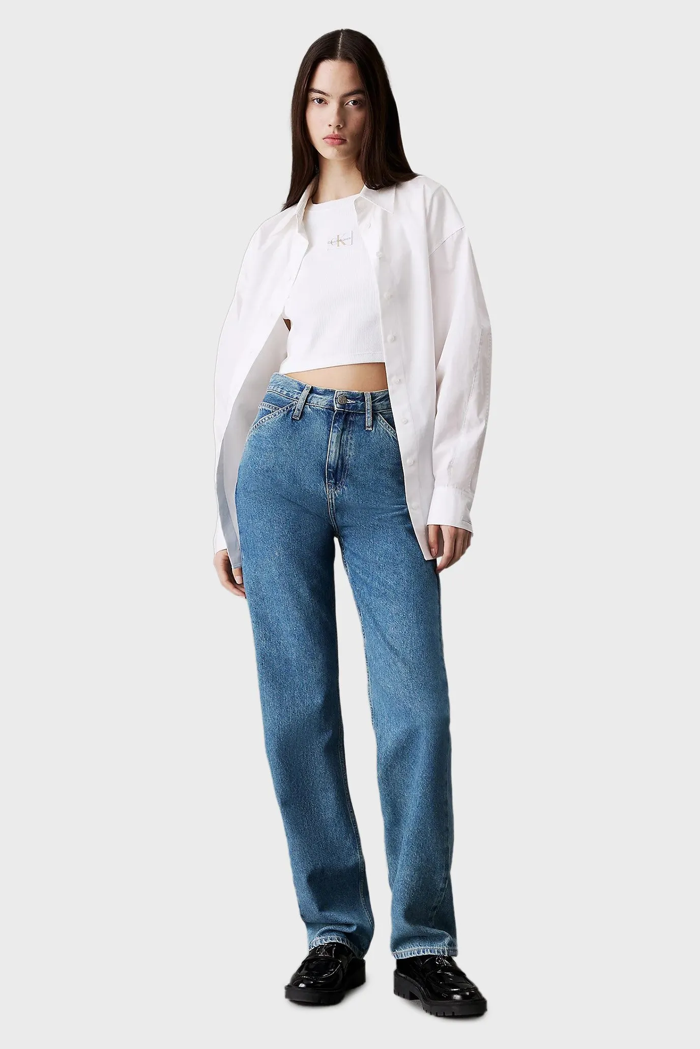 Футболка WOVEN LABEL RIB BABY TEE 2