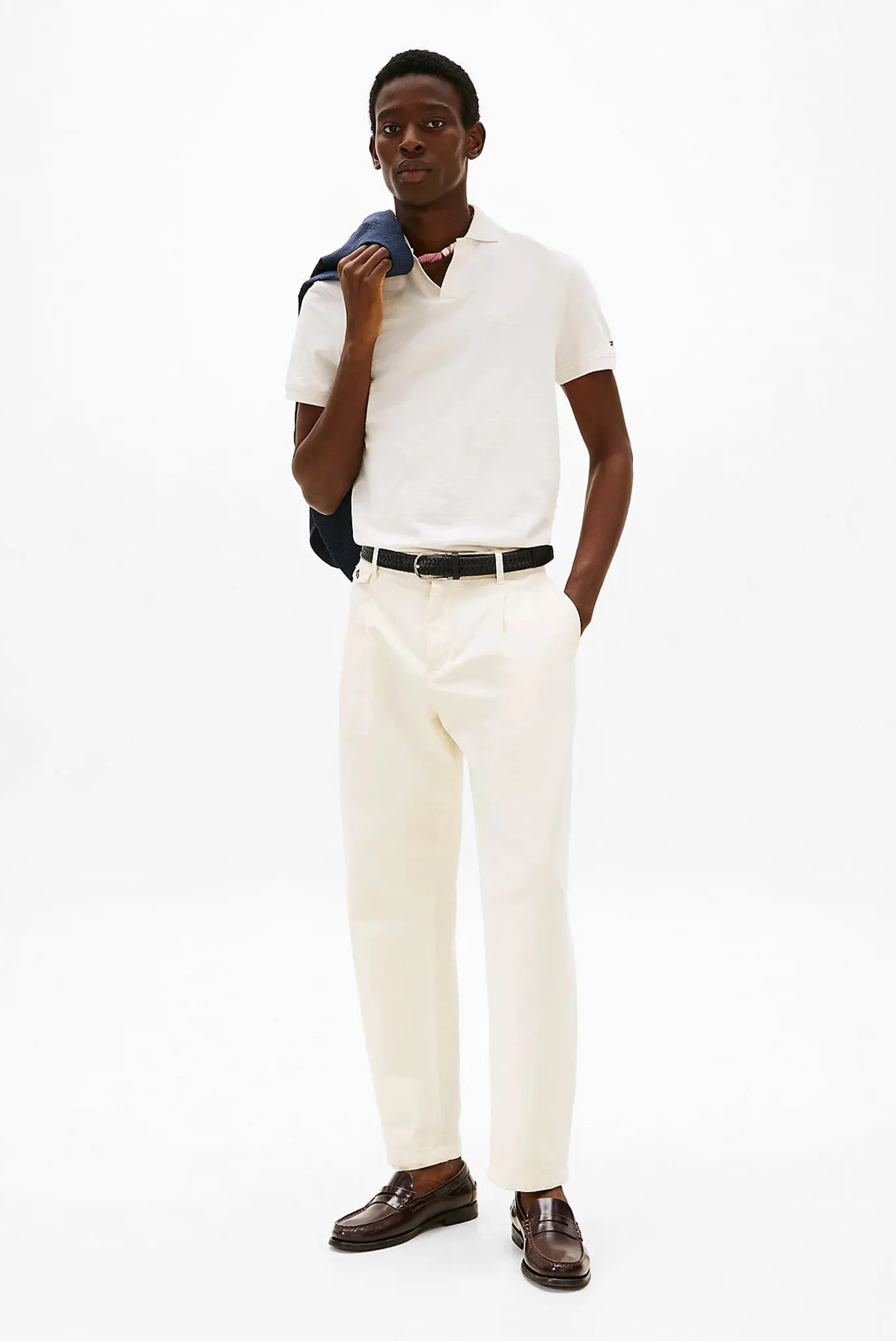 Поло COTTON LINEN TERRY REG POLO 2