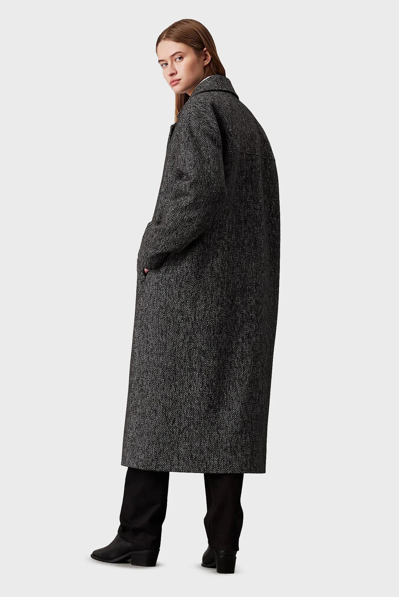 Пальто MELANGE LONG WOOL COAT 3