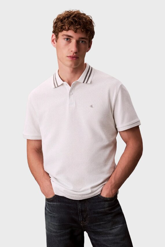 Polo SS MONOGRAM PIQUE TIPPED POLO Calvin Klein Jeans Polo SS MONOGRAM PIQUE TIPPED POLO Calvin Klein Jeans