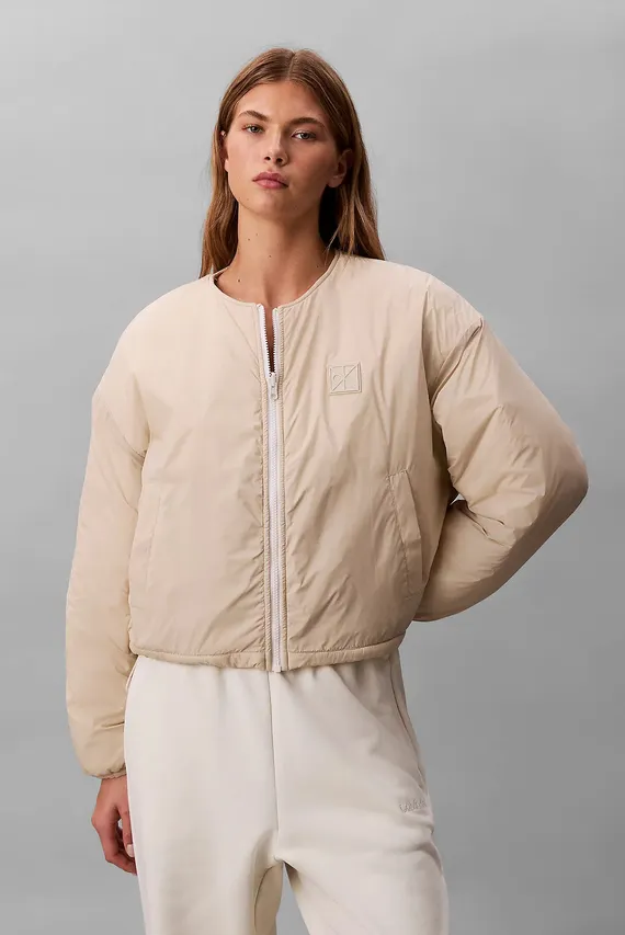 Yengil kurtka LOGO QUILTED INSULATED LINER JAC Calvin Klein Jeans