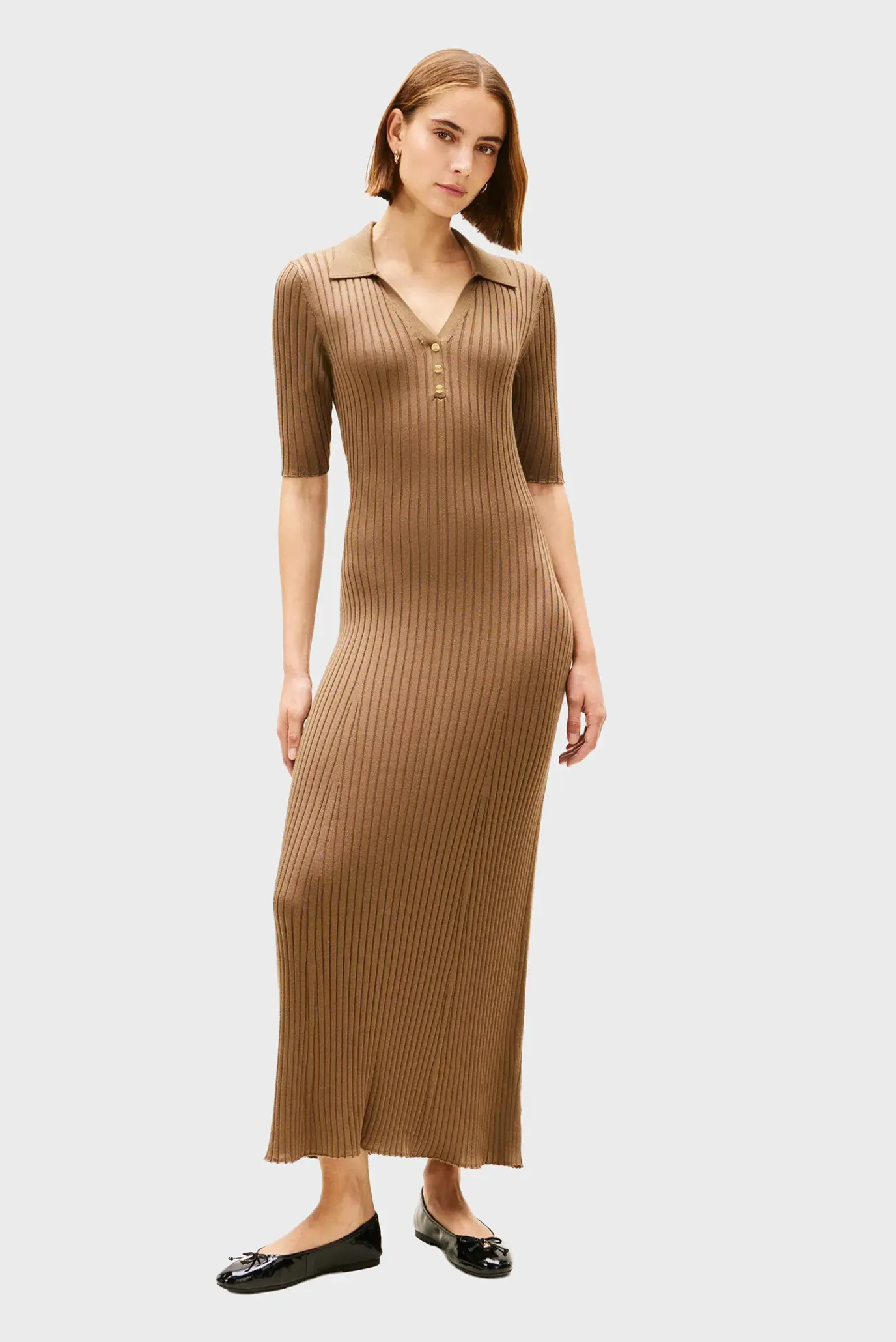 Koʻylak CO RAYON RIB POLO F&F DRESS 1