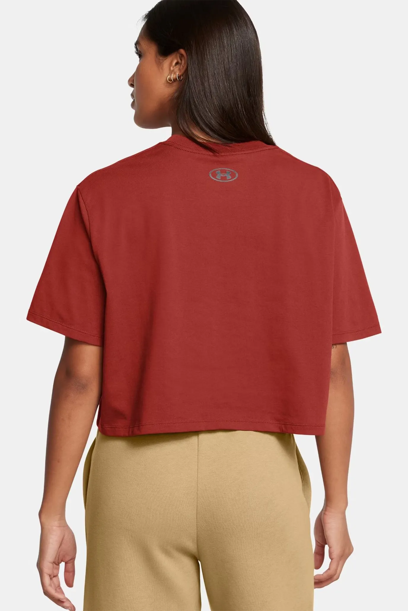 Futbolka UA W BOXY CROP LOGO SS 2