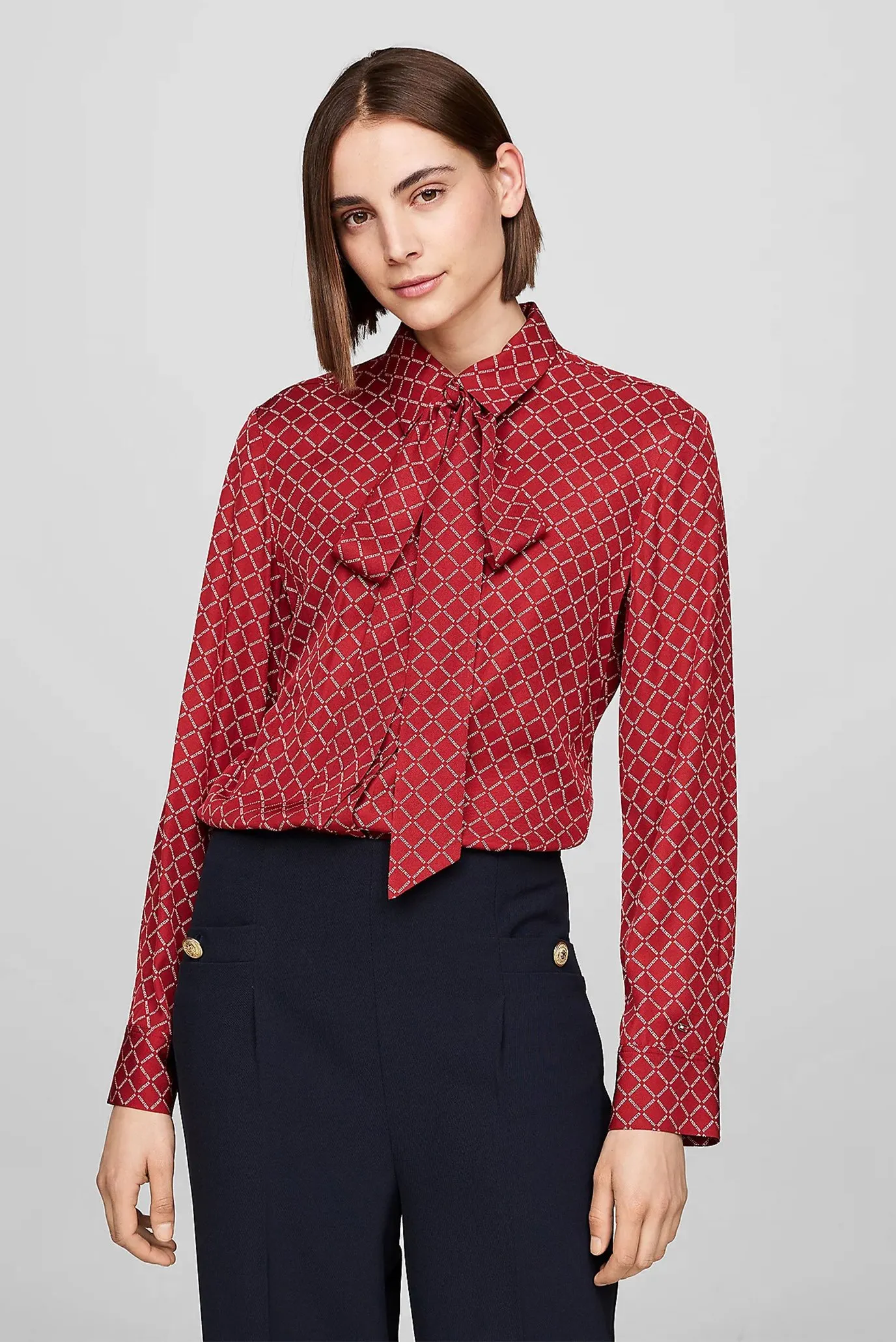 Рубашка DIAMOND MONOTYPE VIS REG BLOUSE 1